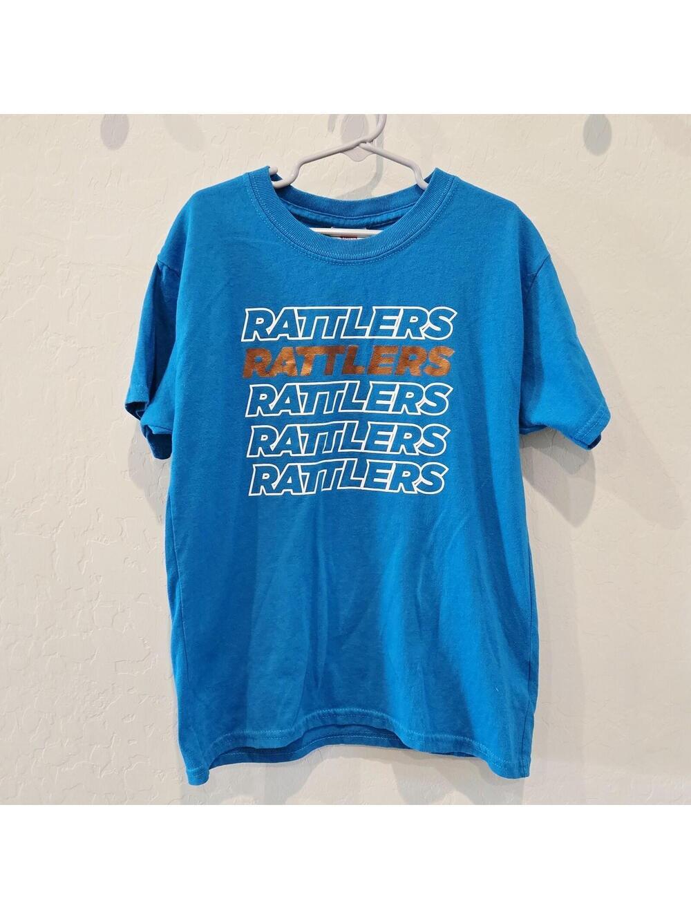Arizona Rattlers Arena Football Youth Size Medium T-Shirt Turquoise EUC
